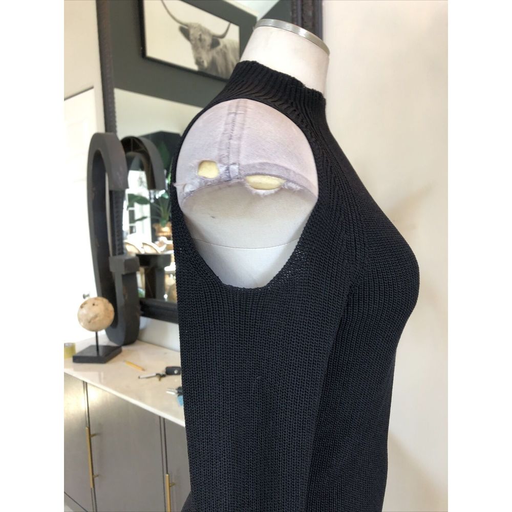 Wilfred Ribbed Cold Shoulder Pullover Sweater L - image 4